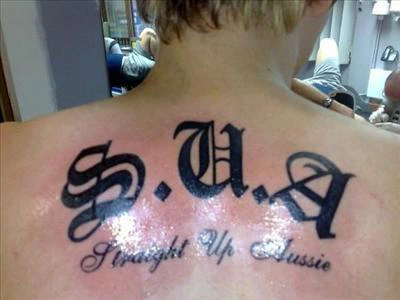 straight up aussie's