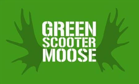 Green Scooter Moose