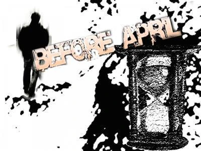 Before April