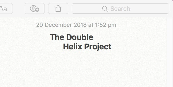 The Double Helix Project