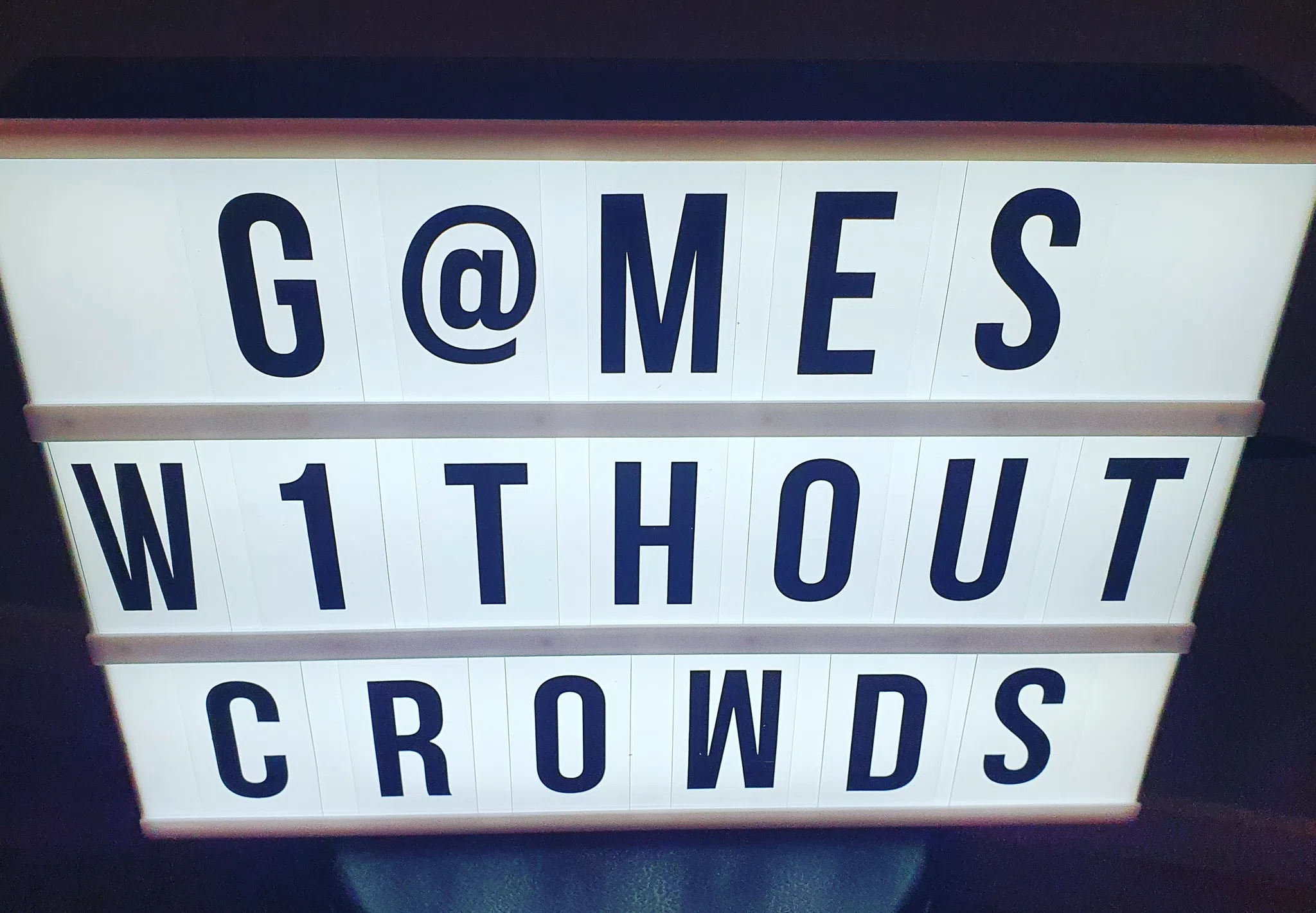 Games Without Crowds
